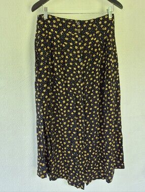 ASOS Floral Maternity Maxi Skirt With Pockets Size 4